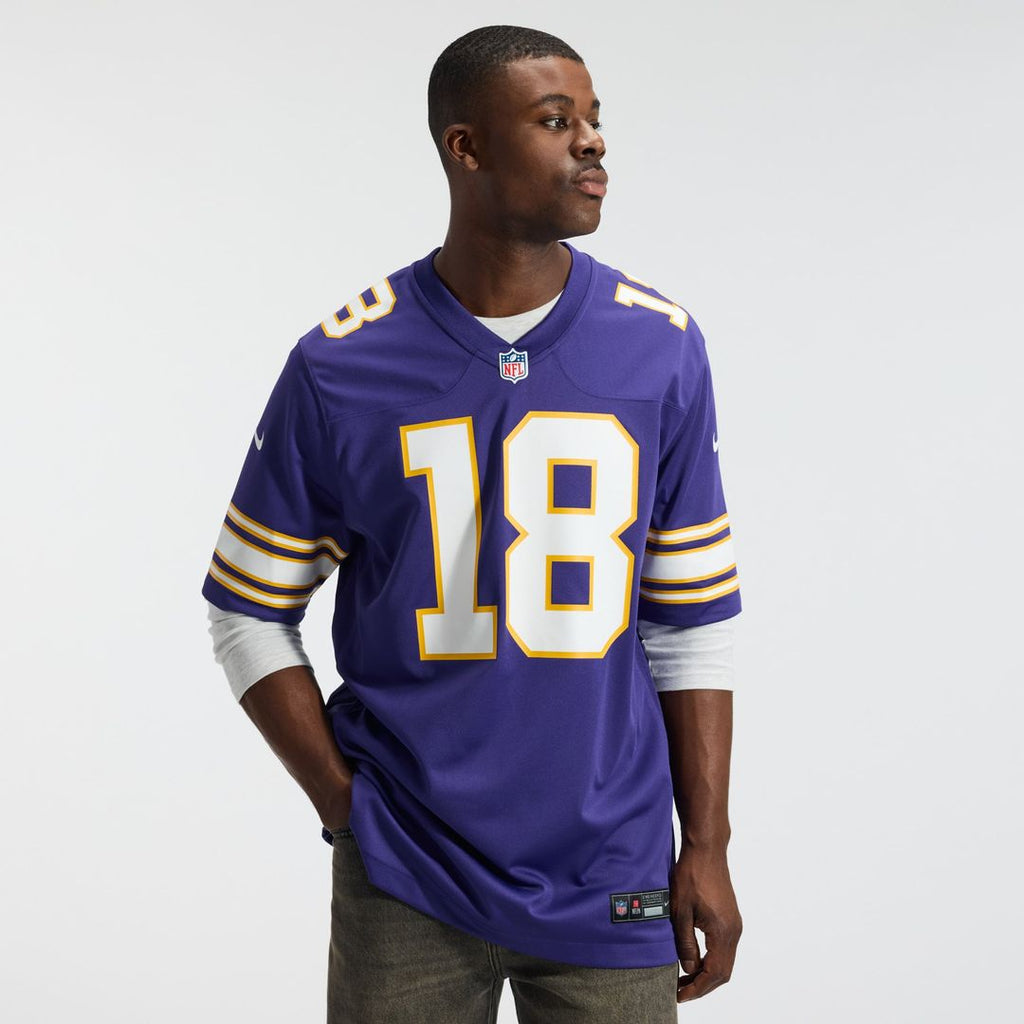 Minnesota Vikings Justin Jefferson Purple Classic Player Game Jersey