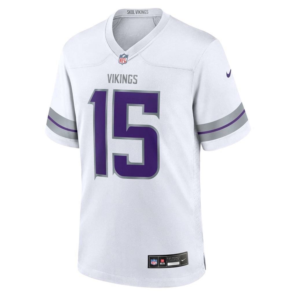 Minnesota Vikings Dallas Turner Purple Game Jersey