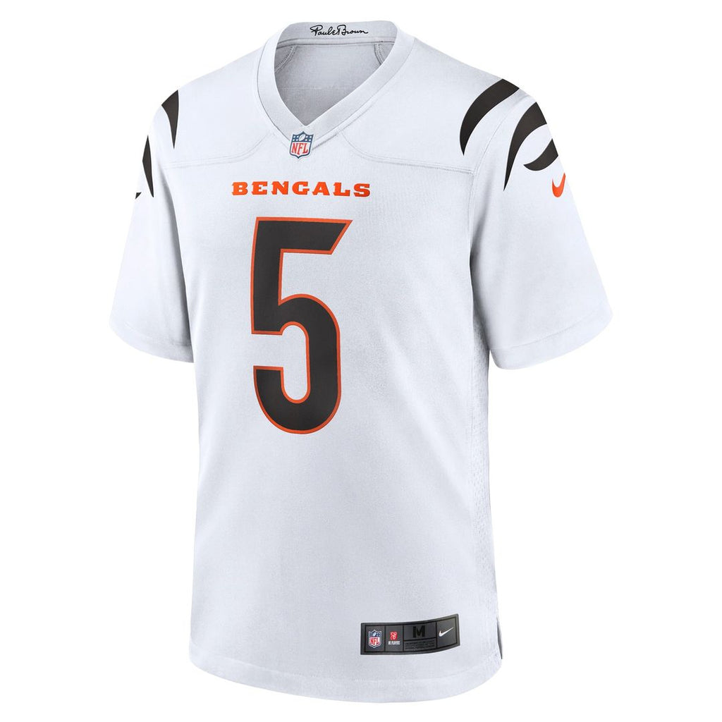 Cincinnati Bengals Tee Higgins Black Game Player Jersey