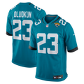 Jacksonville Jaguars Foyesade Oluokun Teal Game Player Jersey