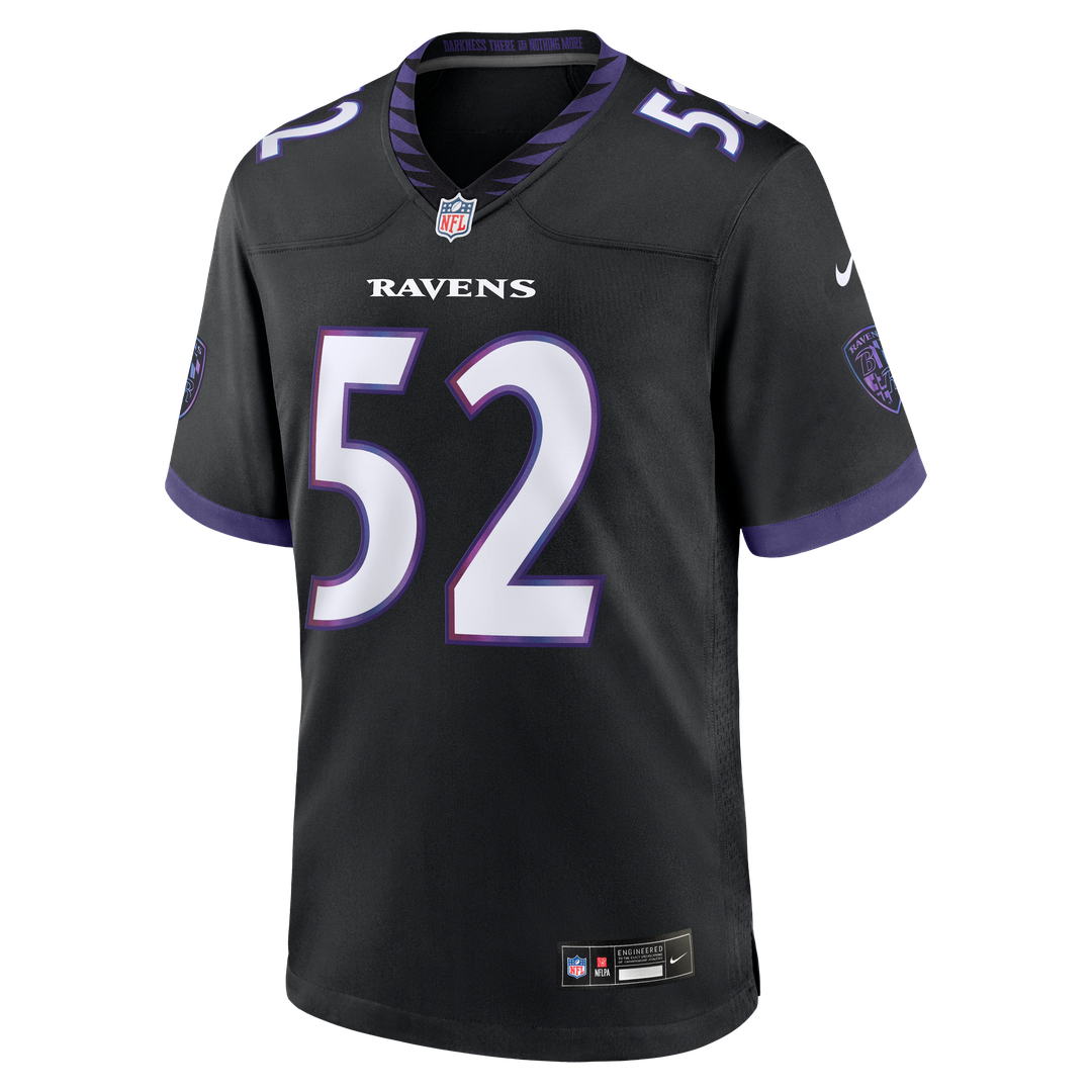 Baltimore Ravens Ray Lewis Black Alternate Retired Player Game Jersey