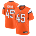 Denver Broncos Nate Adkins Orange Team Game Jersey