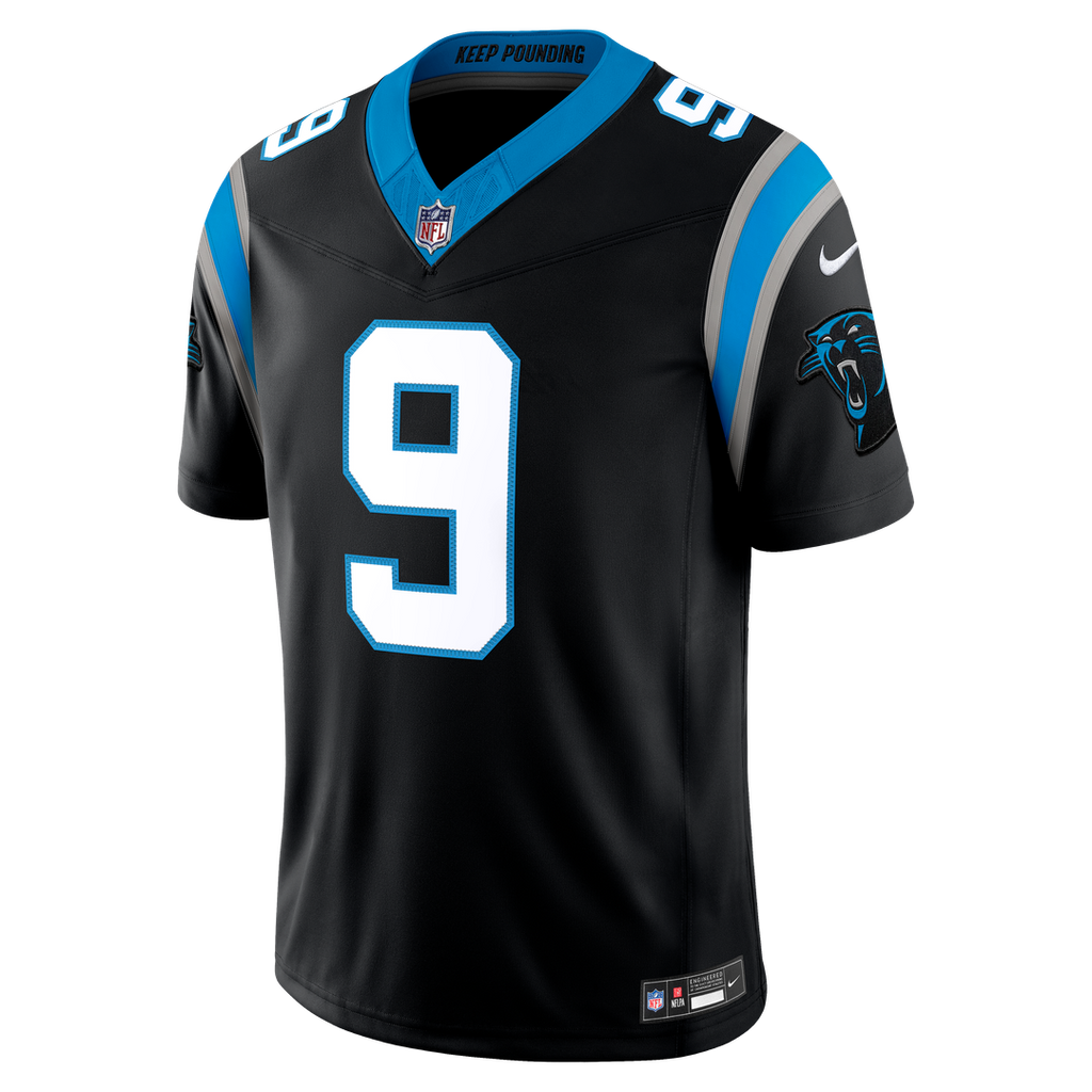 Carolina Panthers Bryce Young Blue Alternate Vapor F.U.S.E. Stitched Limited Jersey