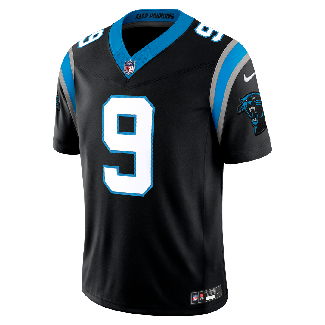 Carolina Panthers Bryce Young Blue Alternate Vapor F.U.S.E. Stitched Limited Jersey
