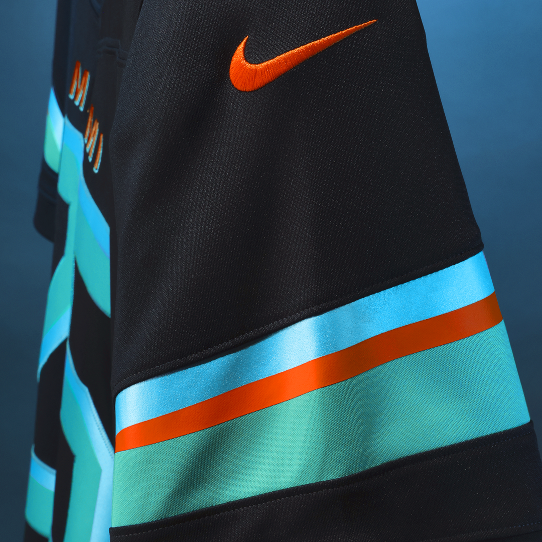 Miami Dolphins Dan Marino Navy Rivalries Collection Stitched Limited Jersey