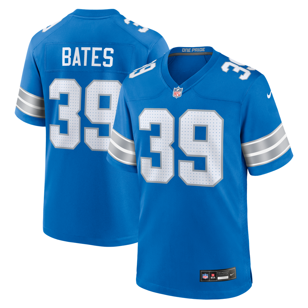 Detroit Lions Jake Bates Blue Team Game Jersey