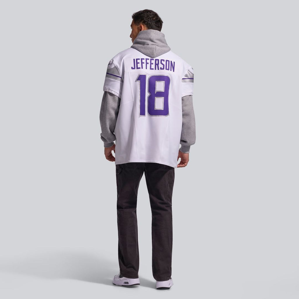 Minnesota Vikings Justin Jefferson White Alternate Vapor F.U.S.E. Elite Player Jersey
