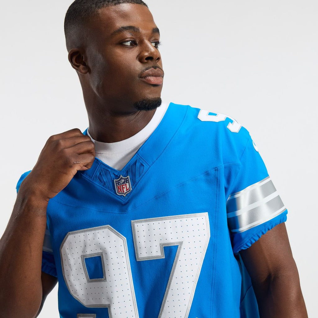 Detroit Lions Aidan Hutchinson Blue Alternate Vapor F.U.S.E. Elite Jersey