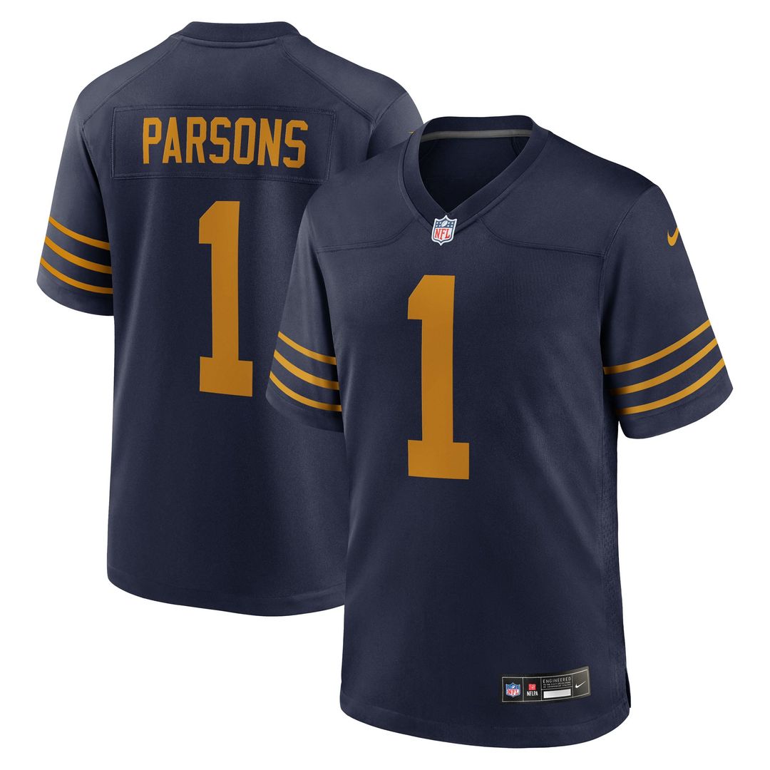 Green Bay Packers Micah Parsons White Game Player Jersey