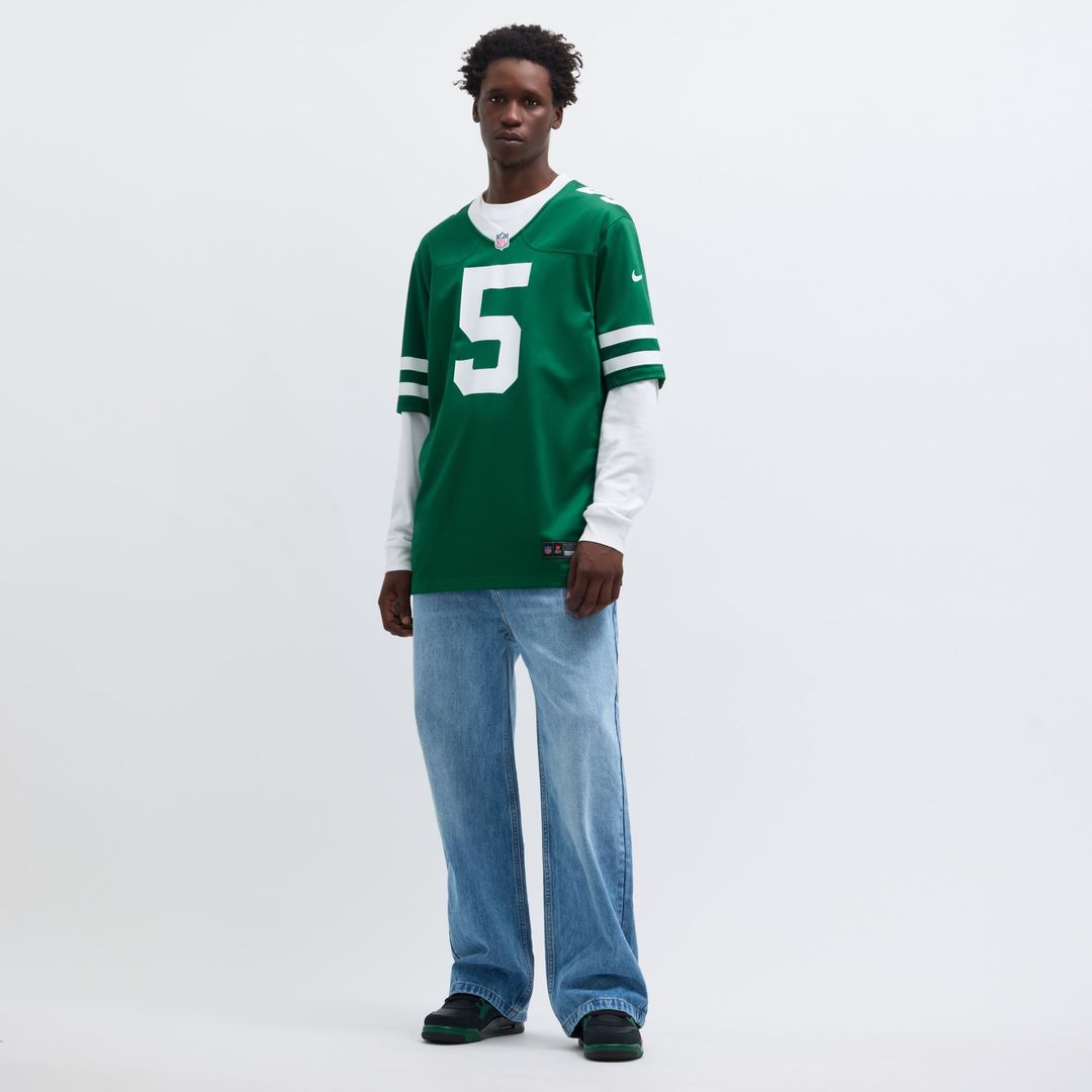 New York Jets Garrett Wilson Legacy Black Alternate Game Jersey