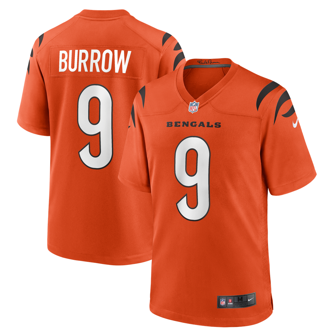 Cincinnati Bengals Joe Burrow White Game Jersey