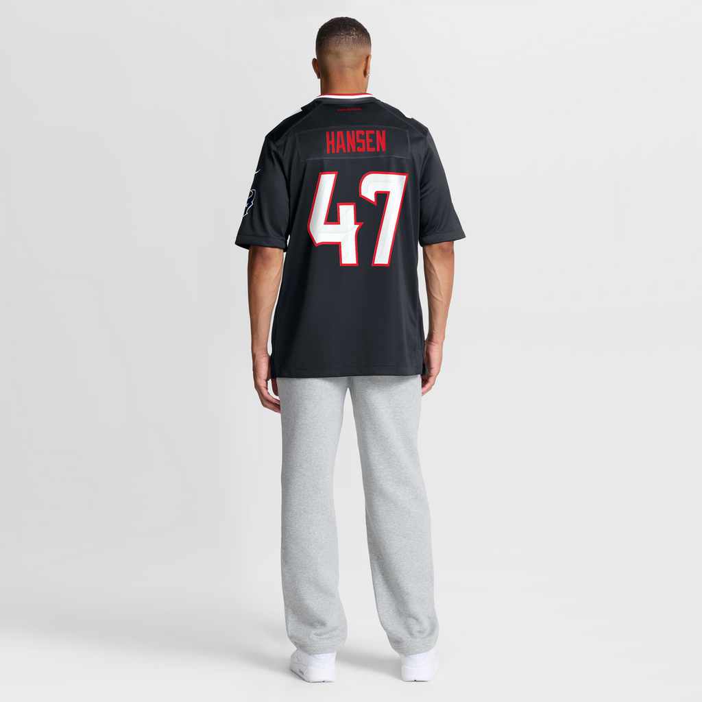Houston Texans Louis Hansen Navy Team Game Jersey