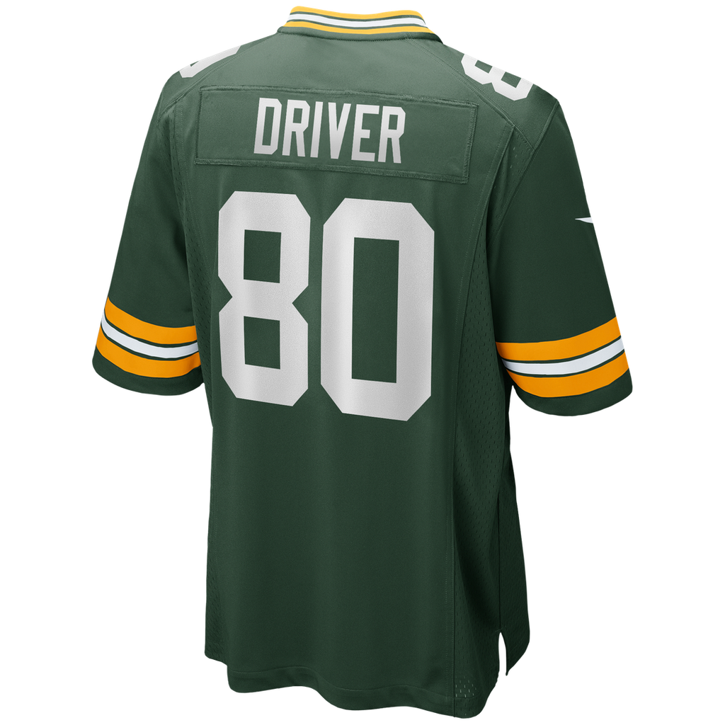 Green Bay Packers Donald Driver Green Game Retired Player Jersey