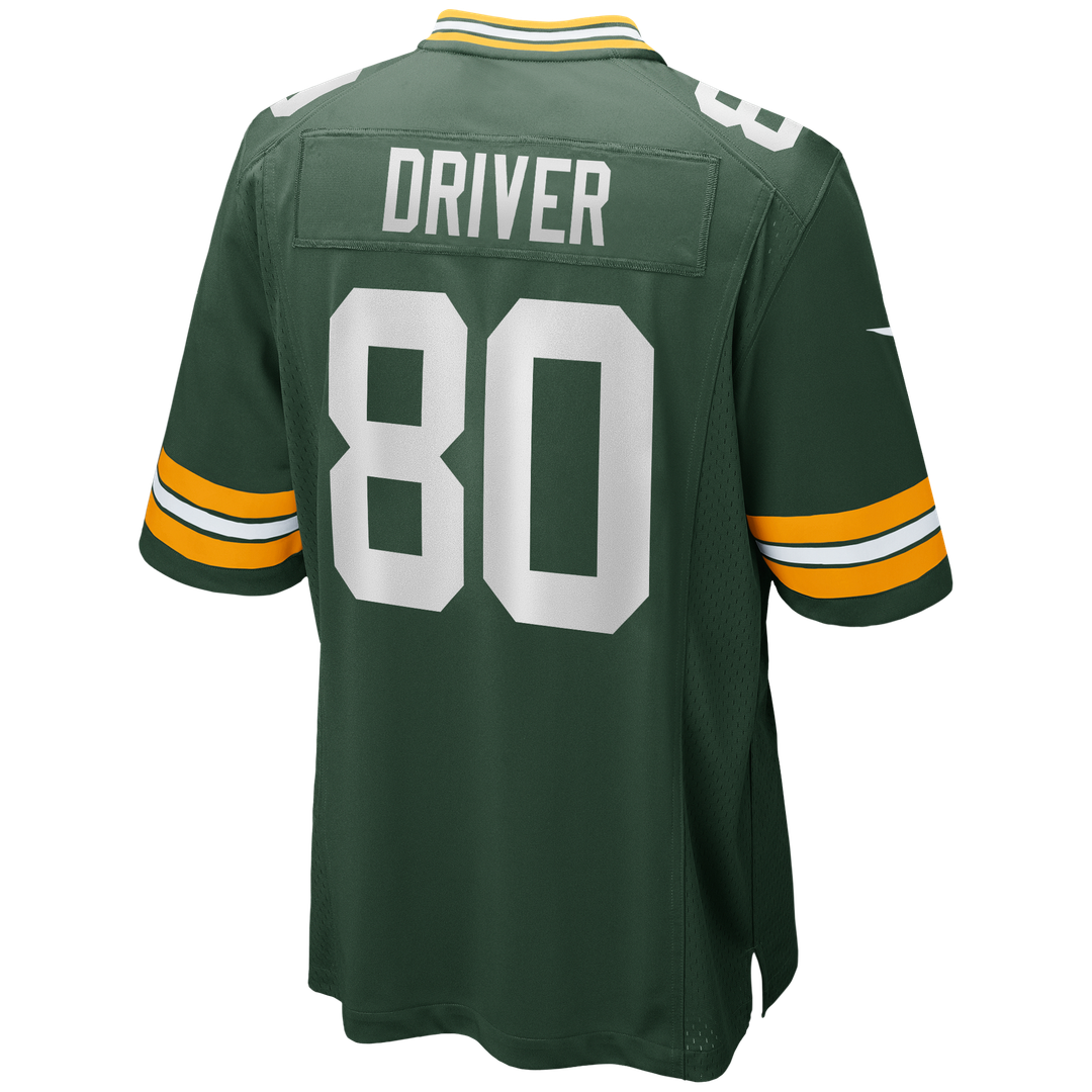 Green Bay Packers Donald Driver Green Game Retired Player Jersey