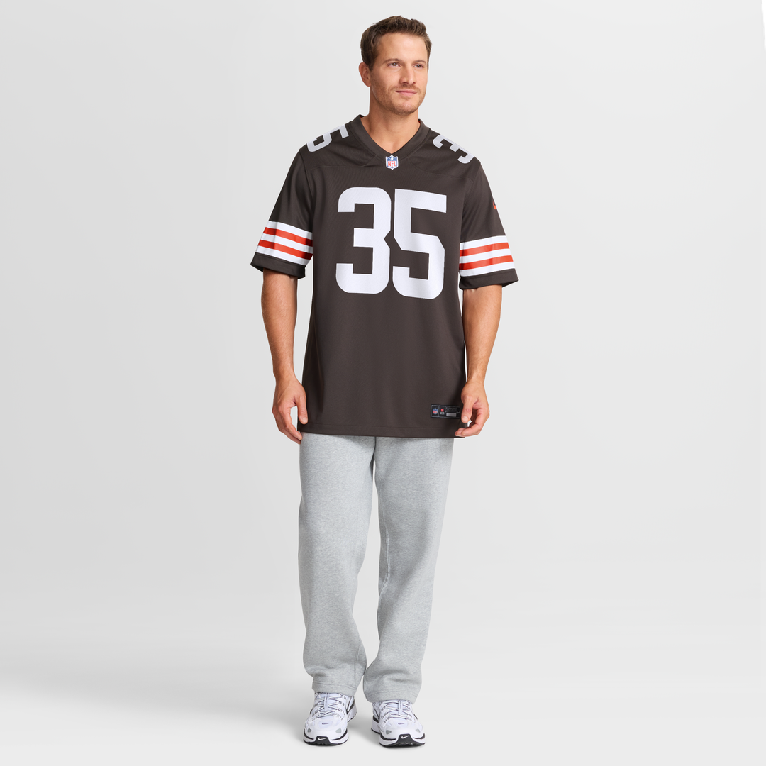 Cleveland Browns Raheim Sanders Brown Team Game Jersey
