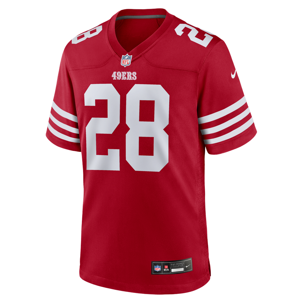 San Francisco 49ers Darrell Luter Jr. Scarlet Game Jersey