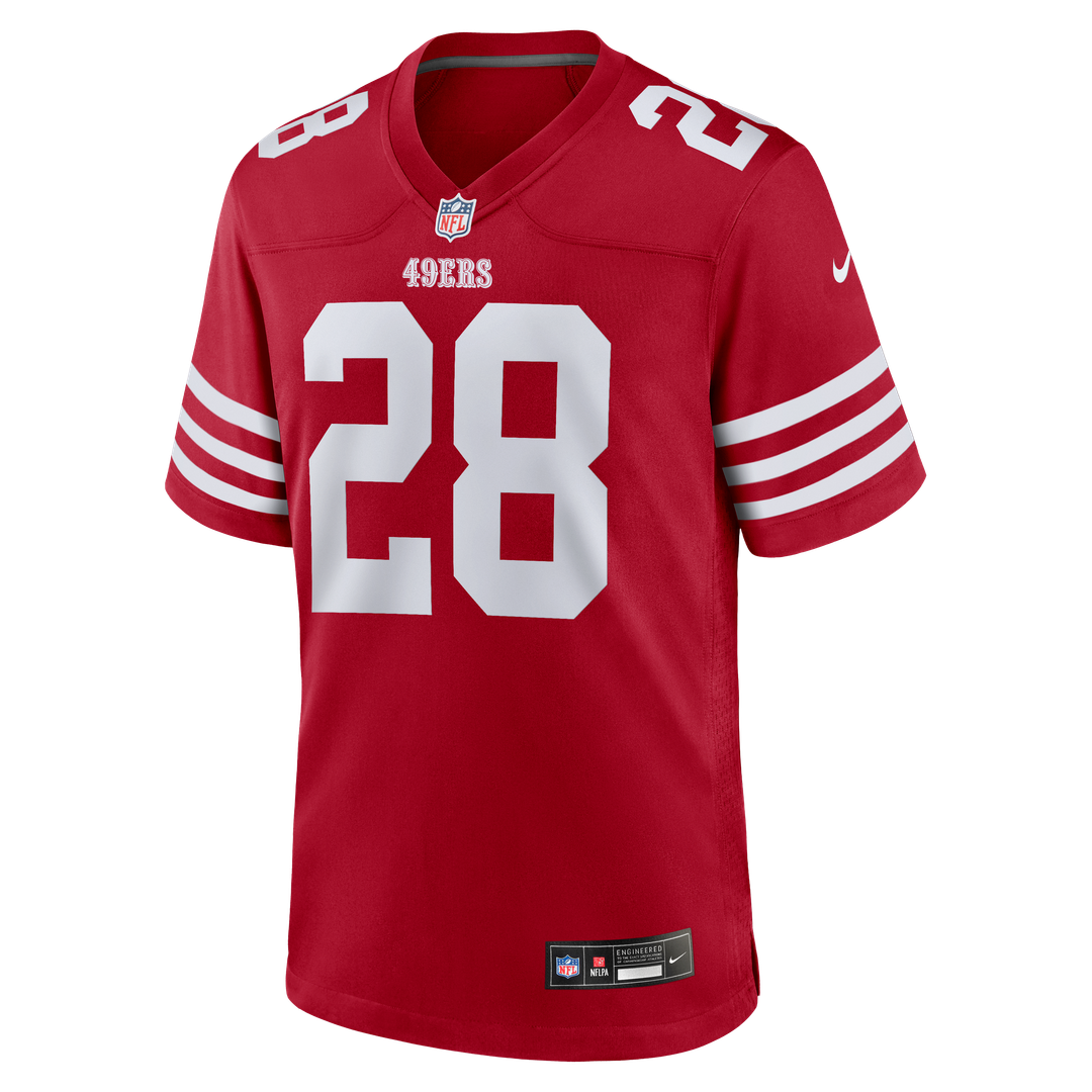 San Francisco 49ers Darrell Luter Jr. Scarlet Game Jersey