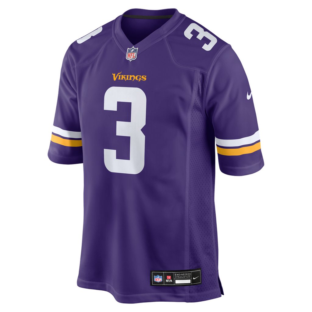 Minnesota Vikings Jordan Addison Purple Game Jersey