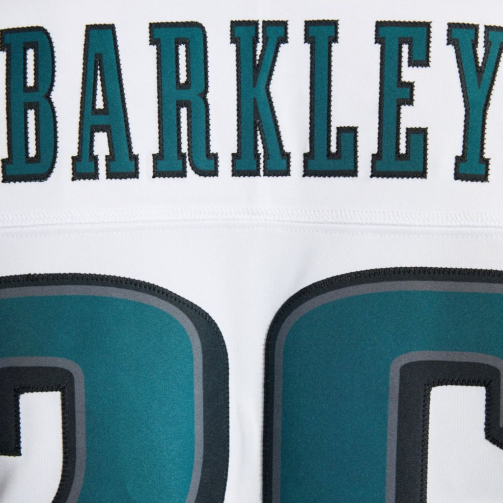 Philadelphia Eagles Saquon Barkley White Vapor F.U.S.E. Stitched Limited Jersey