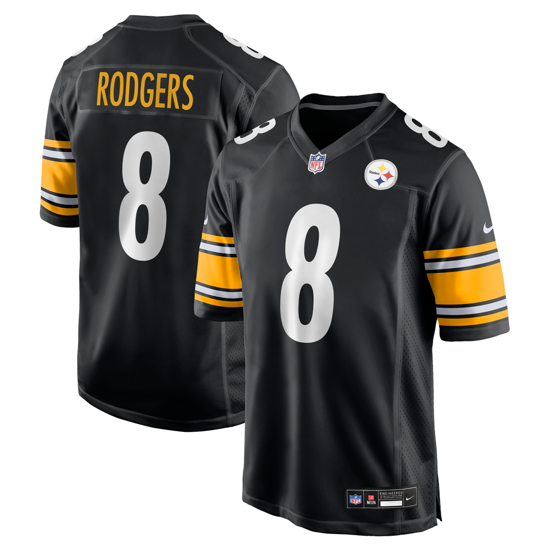 Pittsburgh Steelers Aaron Rodgers Gold Alternate 1933 Throwback Game Jersey