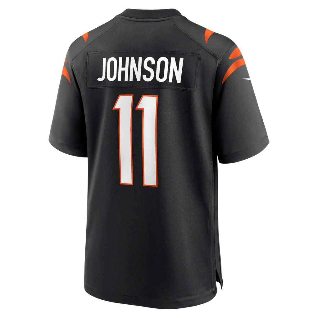 Cincinnati Bengals Josh Johnson Black Team Game Jersey