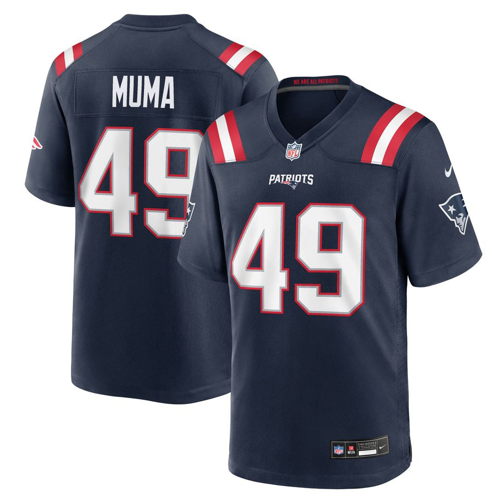 New England Patriots Chad Muma Navy Team Game Jersey