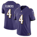 Baltimore Ravens Zay Flowers Purple Vapor F.U.S.E. Limited Jersey
