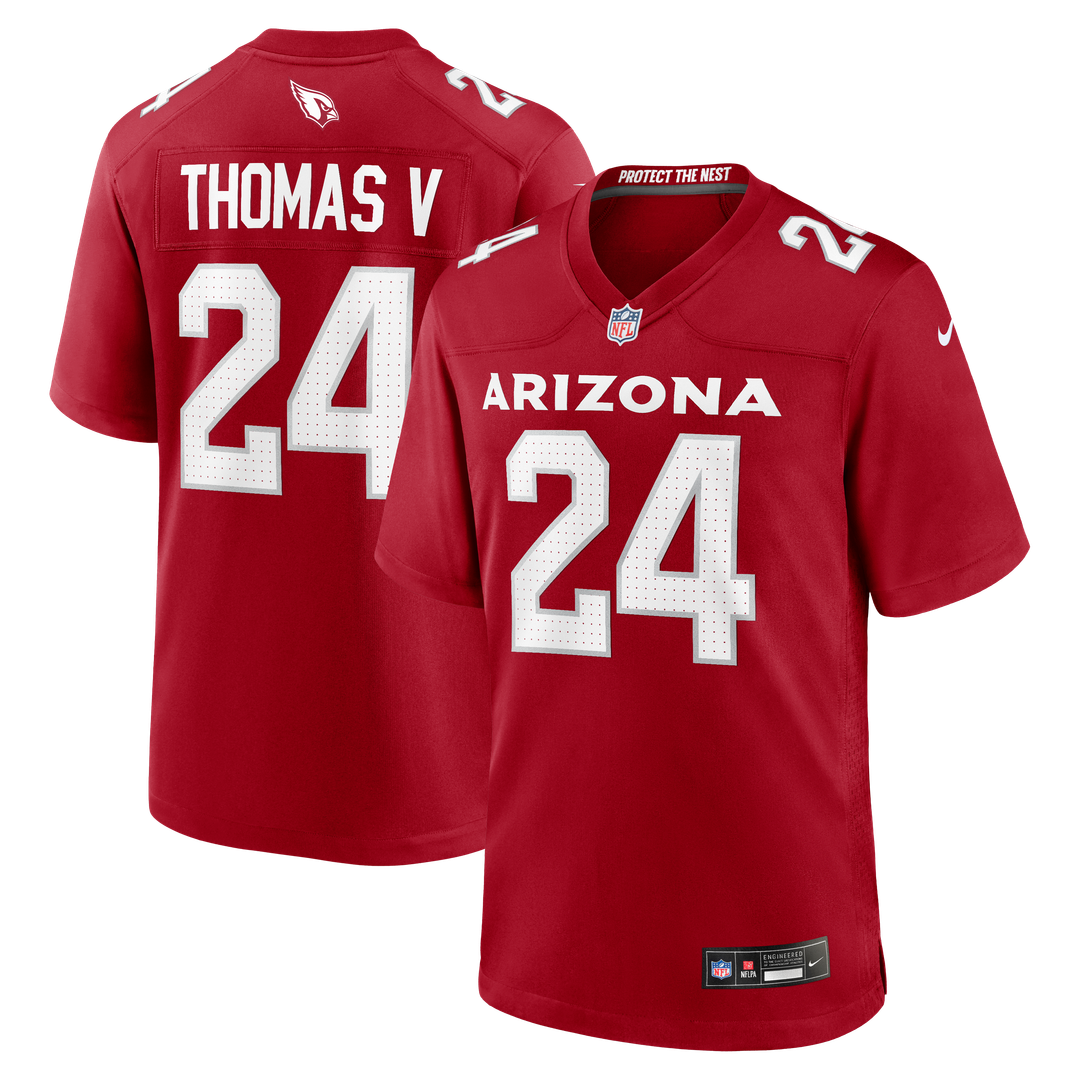 Arizona Cardinals Starling Thomas V Cardinal Team Game Jersey