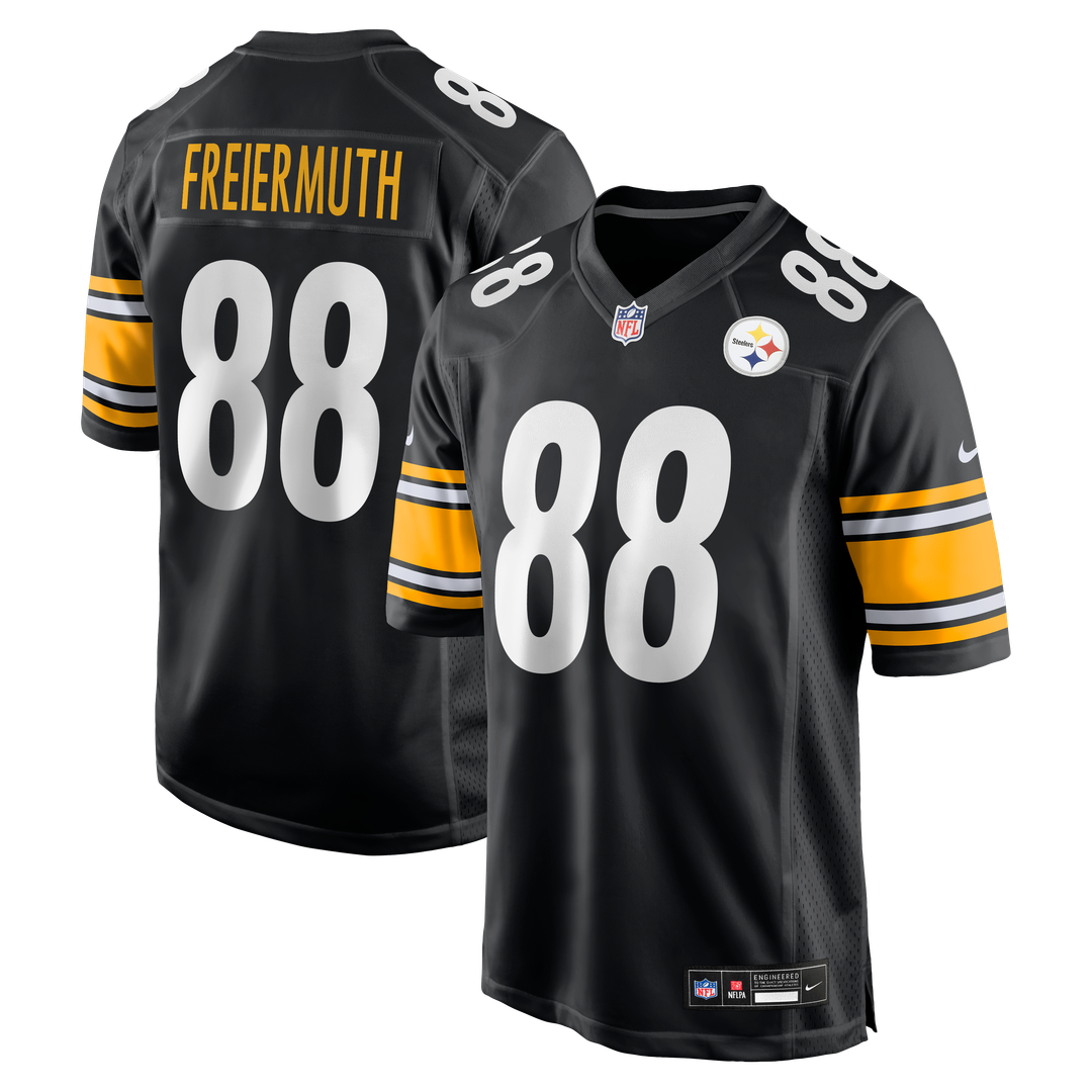 Pittsburgh Steelers Pat Freiermuth Black Game Jersey