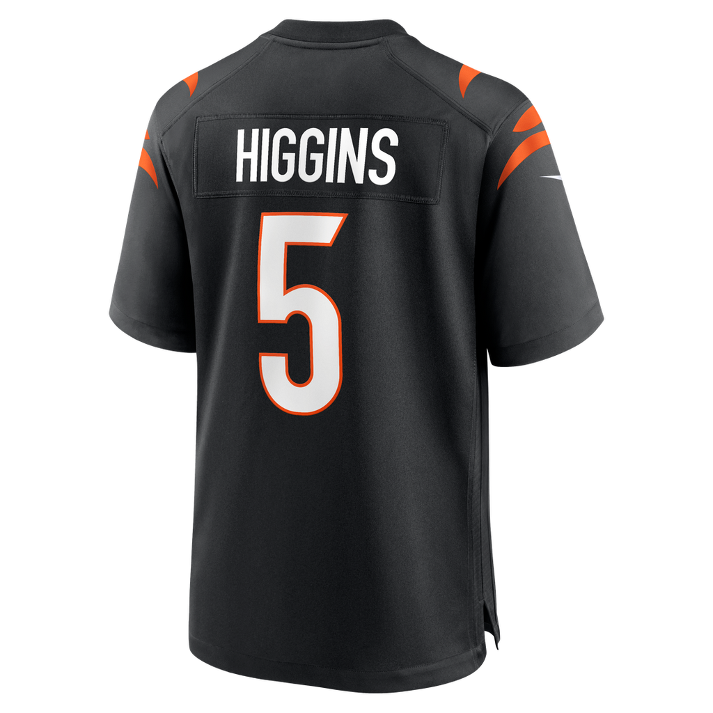 Cincinnati Bengals Tee Higgins White Game Jersey