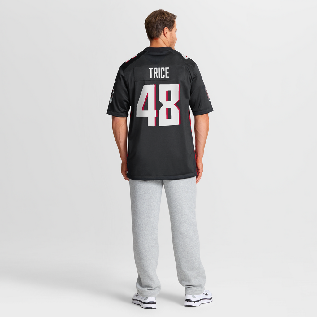 Atlanta Falcons Bralen Trice Black Team Game Jersey