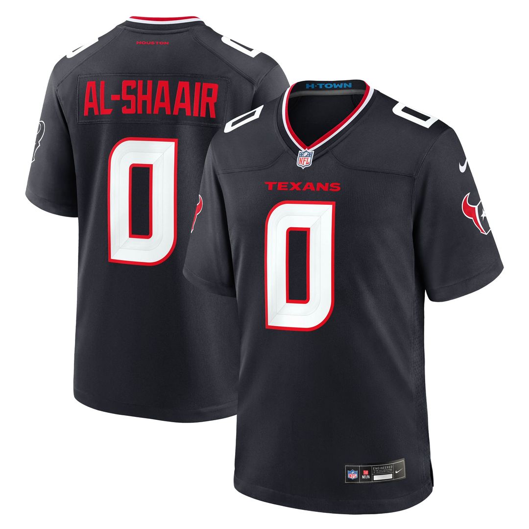 Houston Texans Azeez Al-Shaair Red Alternate Game Jersey