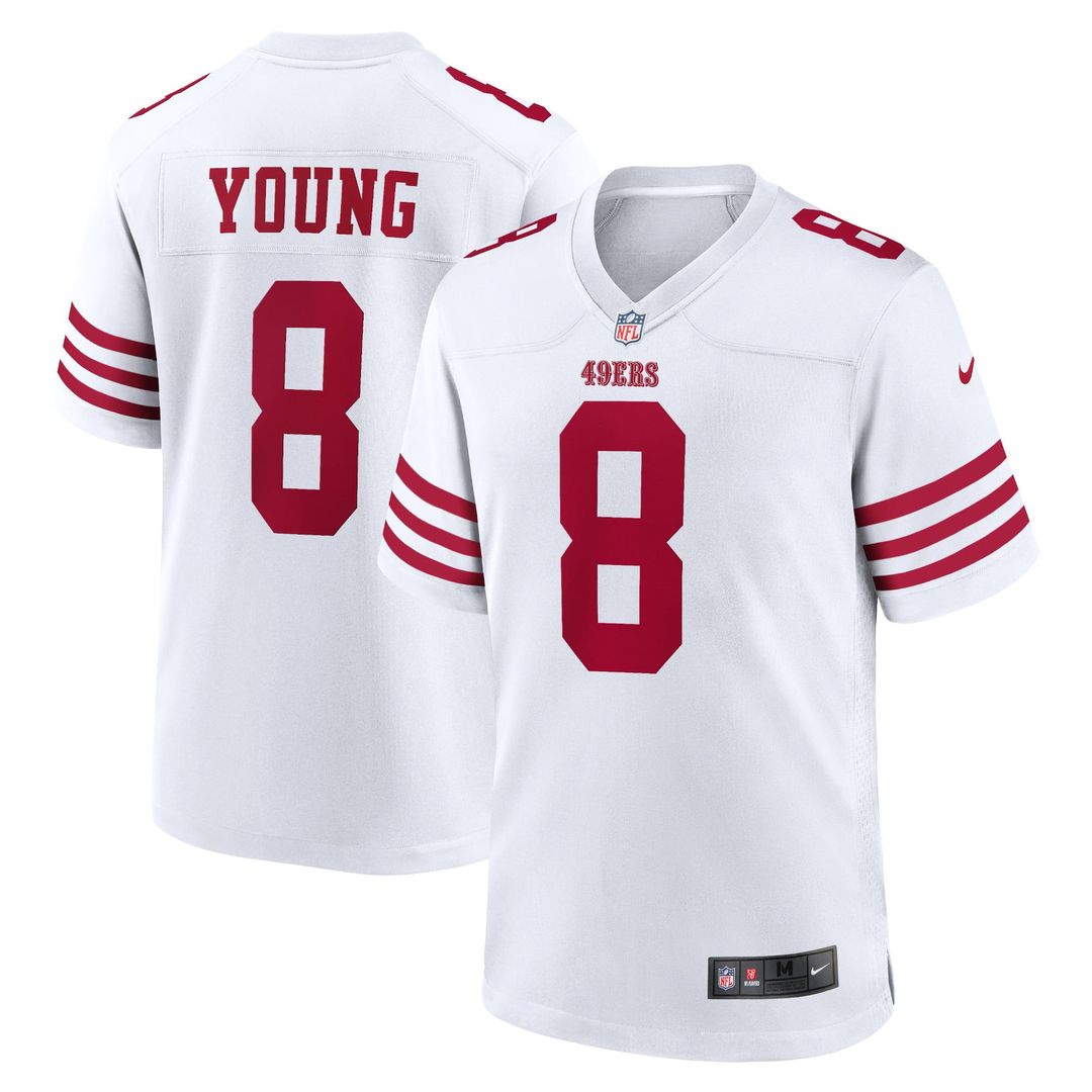 San Francisco 49ers Steve Young Scarlet Retired Player Game Jersey