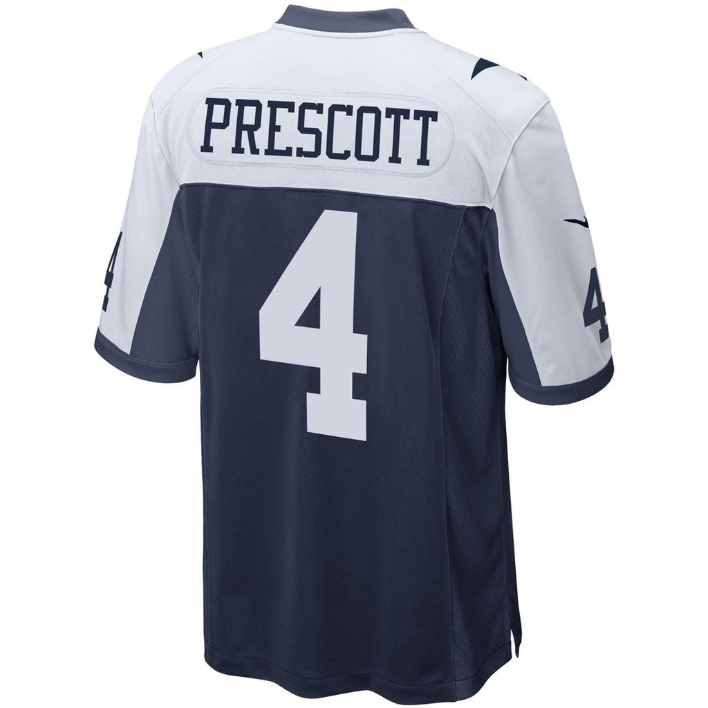Dallas Cowboys Dak Prescott White Alternate Game Team Jersey