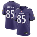 Baltimore Ravens Josh Cuevas Purple Team Game Jersey