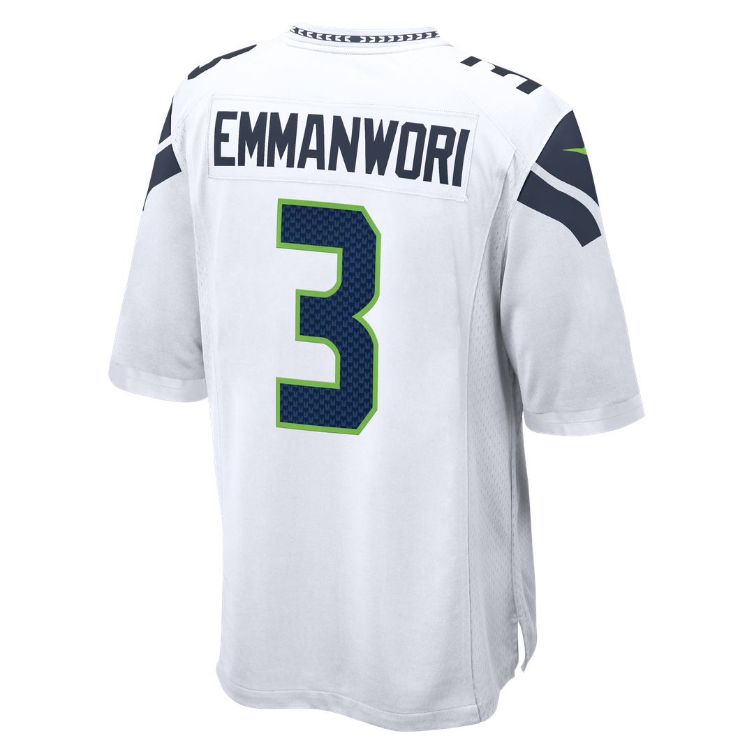 Seattle Seahawks Nick Emmanwori White Game Jersey
