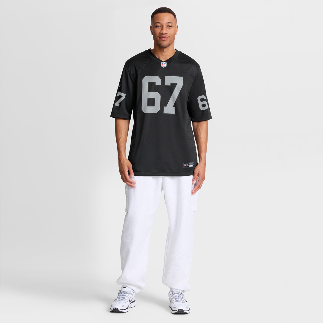 Las Vegas Raiders Will Putnam Black Team Game Jersey