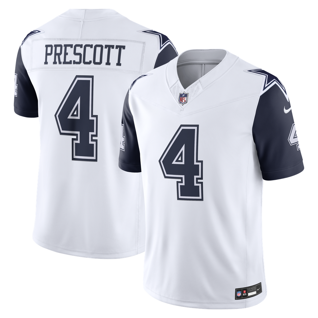 Dallas Cowboys Dak Prescott Navy Team Vapor F.U.S.E. Stitched Limited Jersey