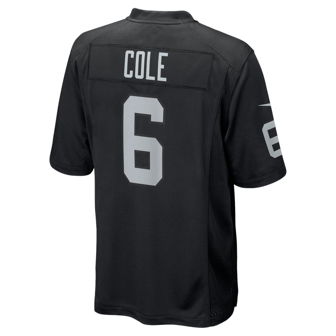 Las Vegas Raiders AJ Cole Black Game Jersey