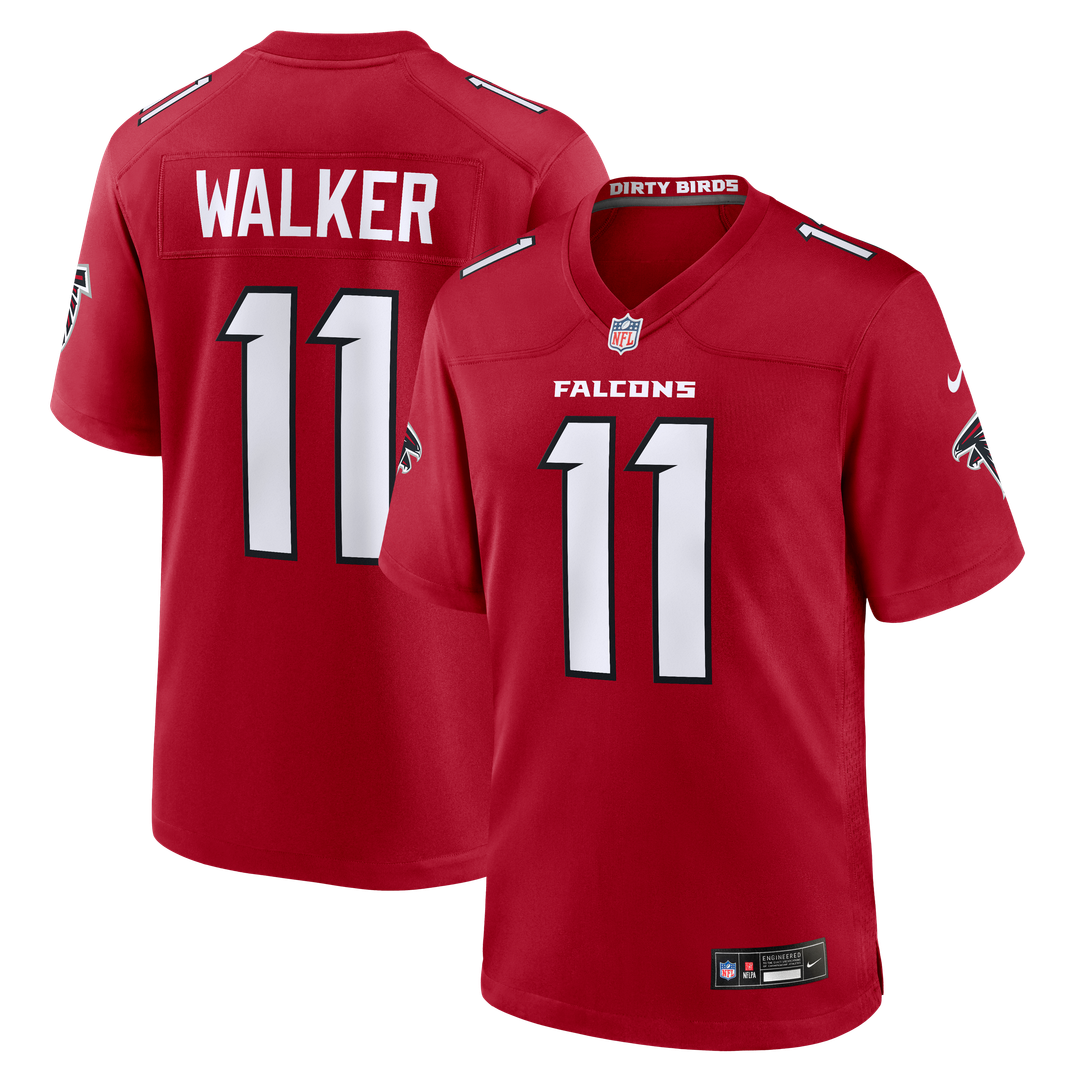 Atlanta Falcons Jalon Walker White Game Jersey