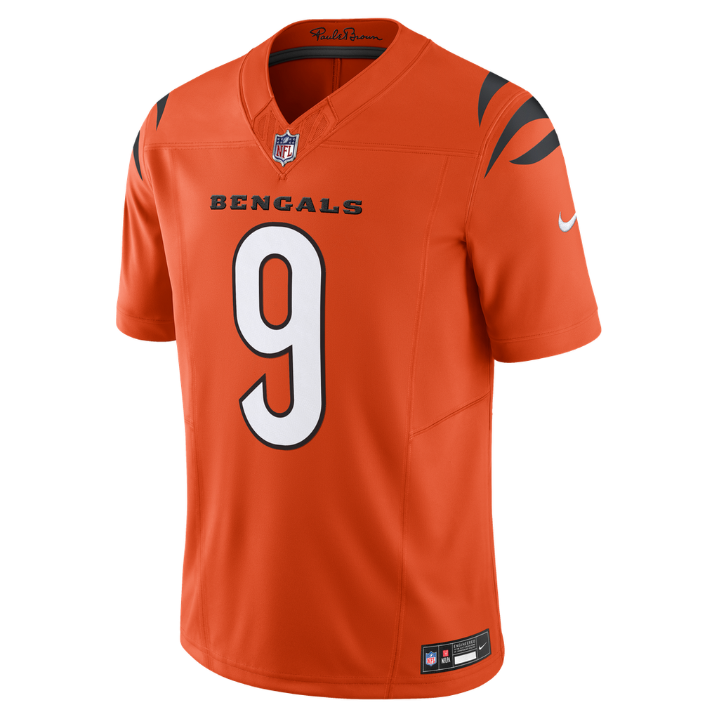 Cincinnati Bengals Joe Burrow White Vapor F.U.S.E. Limited Jersey