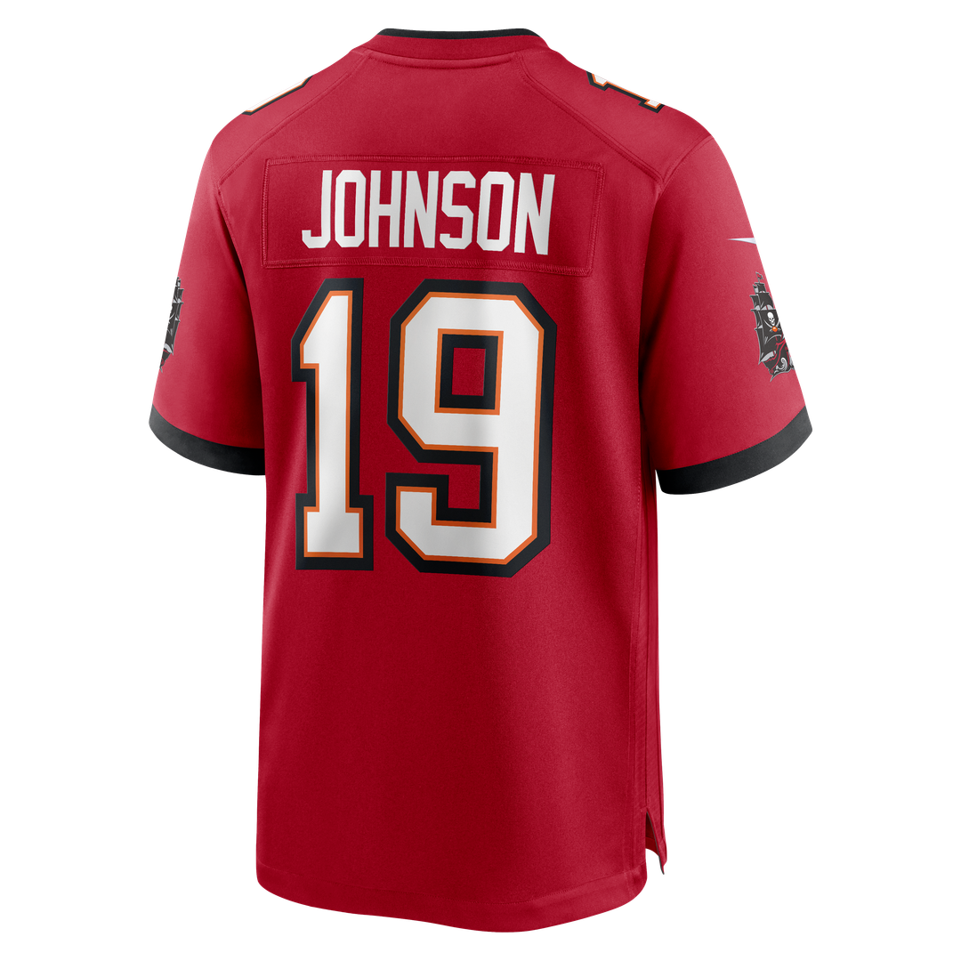 Tampa Bay Buccaneers Keyshawn Johnson Red Game Retired Player Jersey
