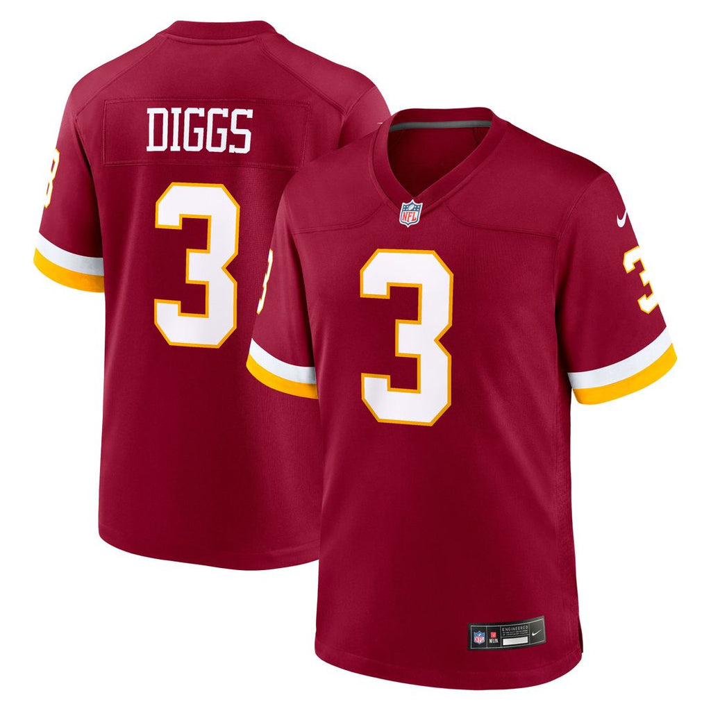 Washington Commanders Stefon Diggs Burgundy Game Jersey