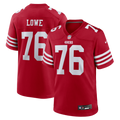 San Francisco 49ers Vederian Lowe Scarlet Team Game Jersey