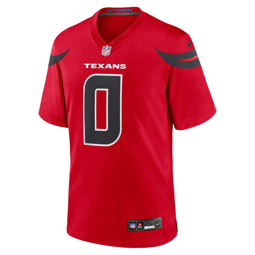 Houston Texans Azeez Al-Shaair Red Alternate Game Jersey