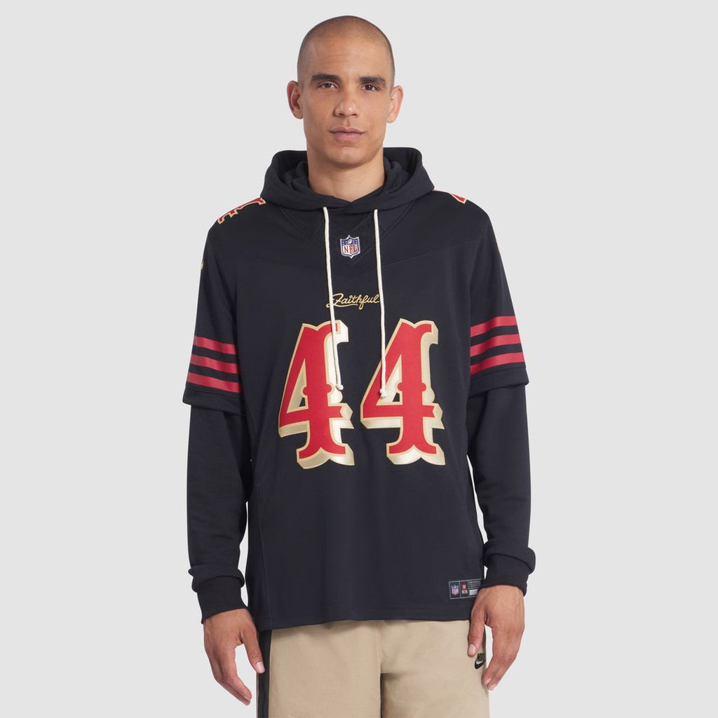 San Francisco 49ers Kyle Juszczyk Black Rivalries Collection Stitched Limited Jersey
