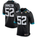 Jacksonville Jaguars DaVon Hamilton Black Game Jersey