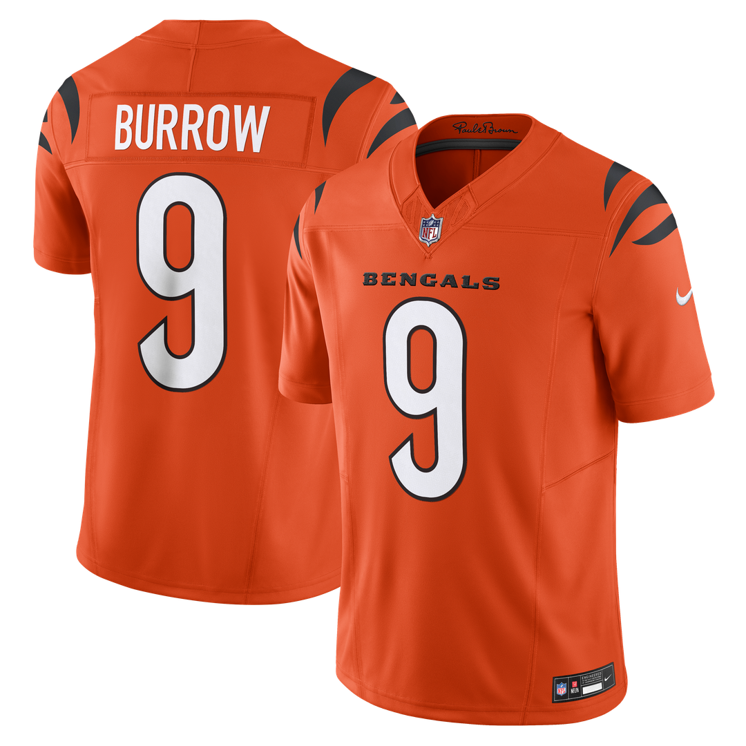 Cincinnati Bengals Joe Burrow White Vapor F.U.S.E. Limited Jersey