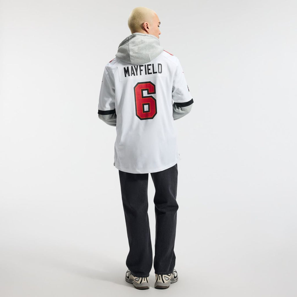 Tampa Bay Buccaneers Baker Mayfield Pewter Alternate Game Player Jersey