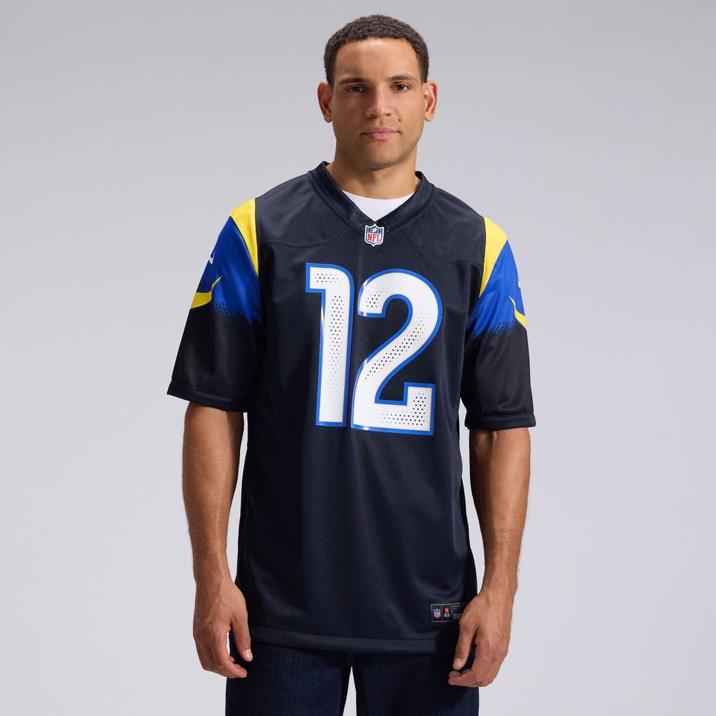 Los Angeles Rams Puka Nacua Dark Blue Rivalries Collection Game Jersey